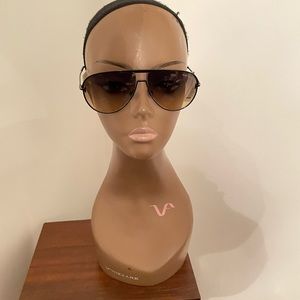 Tom Ford Theo Metal Aviator Sunglasses, new With Tag, Shiny Black